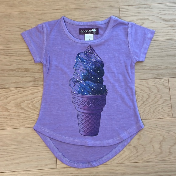 Sparkle By Stoopher Girls Tees - lot of 3 - Size 2T - Picture 2 of 4
